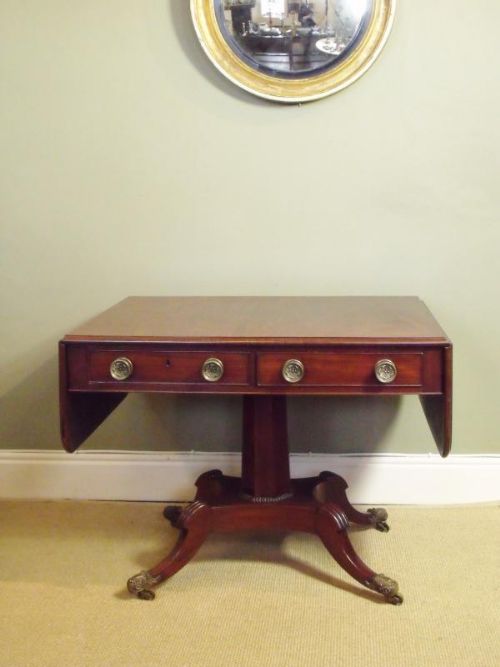 Regency Mahogany Sofa Table