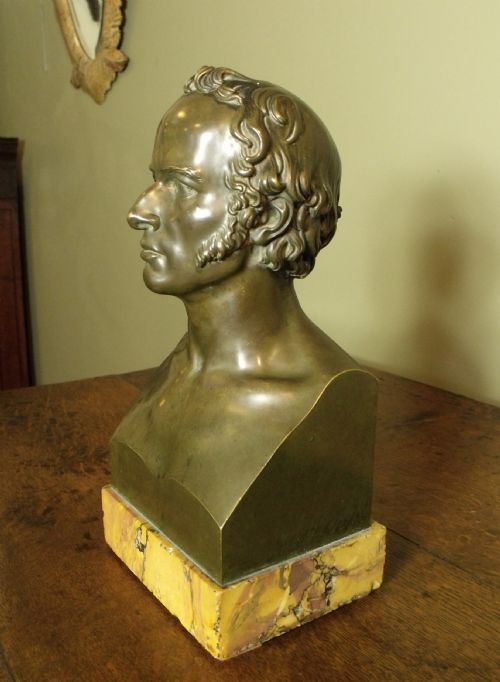 19th C Bronze Bust