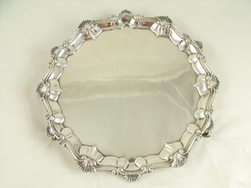 Sterling Silver Salver - London 1766
