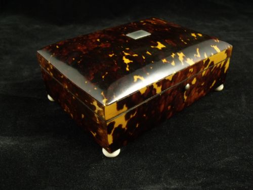 Mid 19th C Tortoiseshell Box