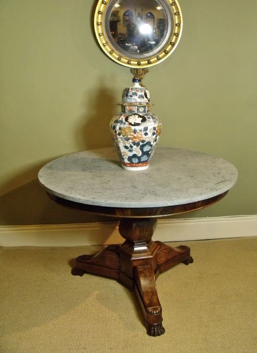 Early 19th C Mahogany Gueridon/centre Table