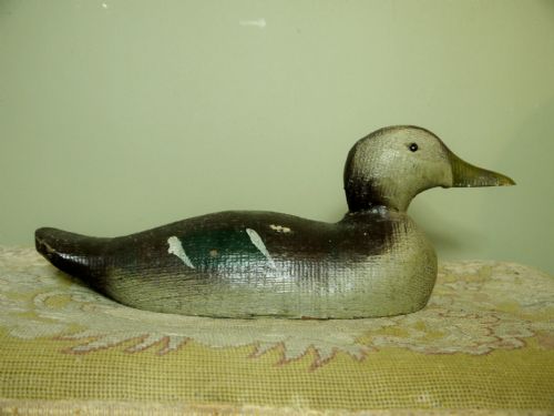 19th C Wooden Duck Decoy