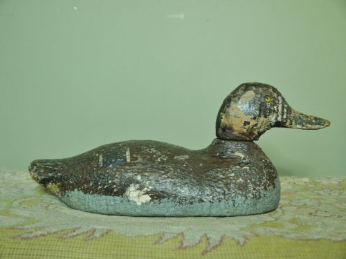 19th C Wooden Duck Decoy
