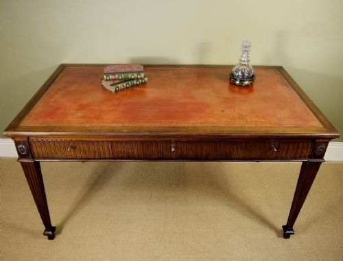 19th C Mahogany Writing / Library Table
