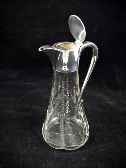 Silver Mounted Claret Jug
