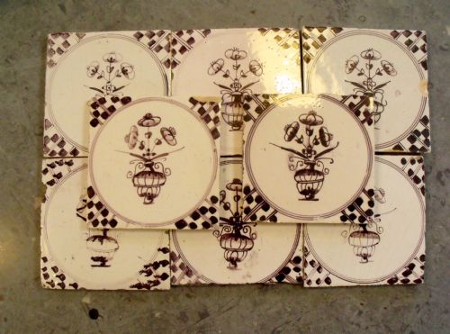 Set of 18th Century Delft Tiles