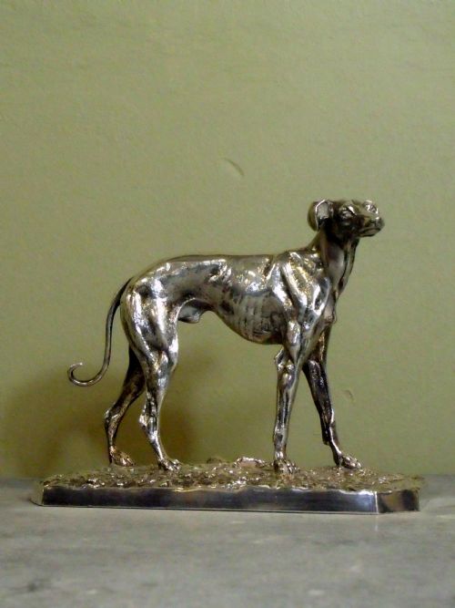 Silver Plated Greyhound