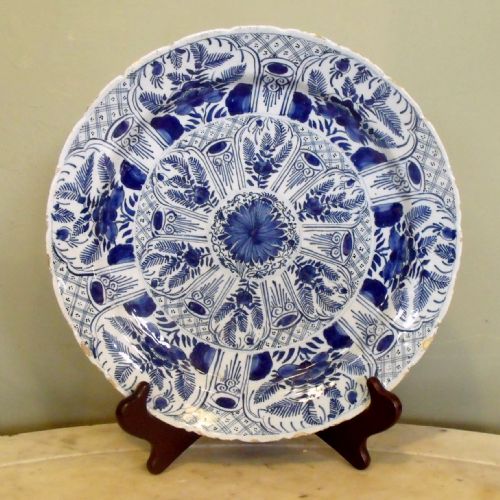 18th C Delft Charger
