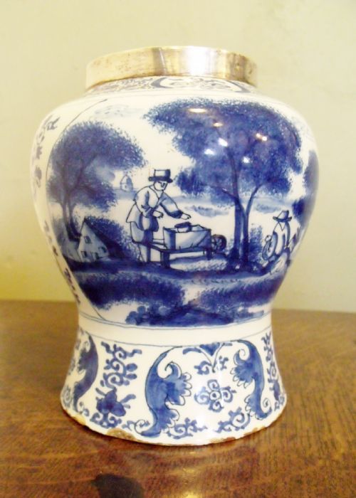 18th C Delft Jar