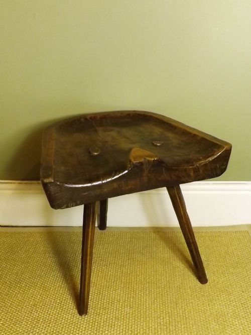19th C Rustic Stool