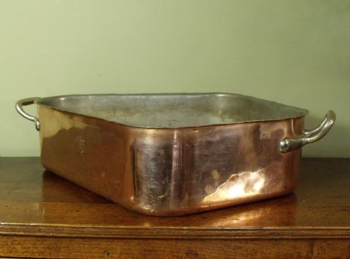 'Cunard White Star' Copper Turbot Pan
