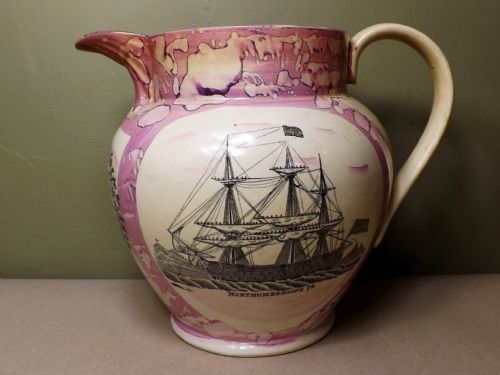19th C Sunderland Jug