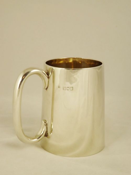 19th C Silver Tankard or Mug