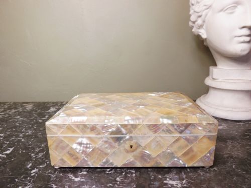 19th C Mother of Pearl Box