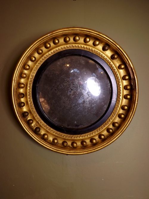 William IV Gilt Convex Mirror