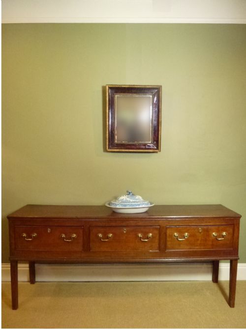 George III Oak Dresser Base