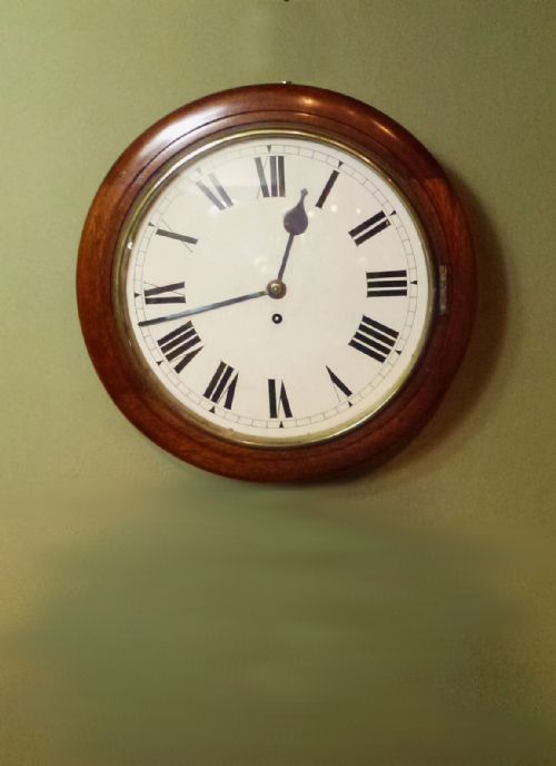 19th C Fusee Wall Clock