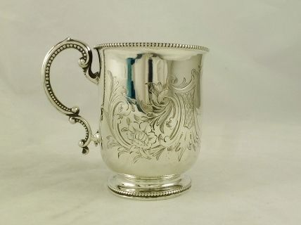Silver Christening Mug