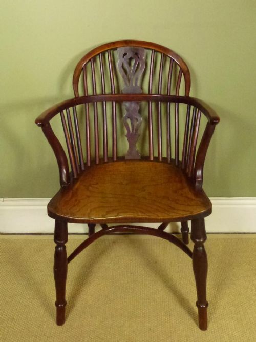 George III Yew Windsor Chair