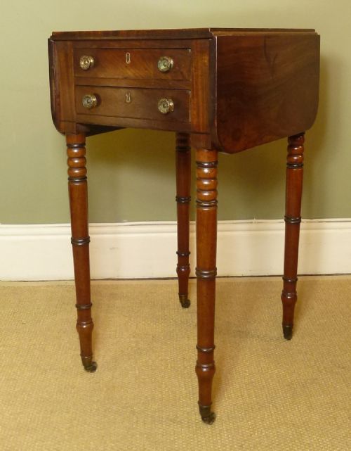 Antique Early 19th C Mahogany Side Table