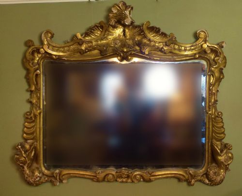 19th C Gilt Wall Mirror