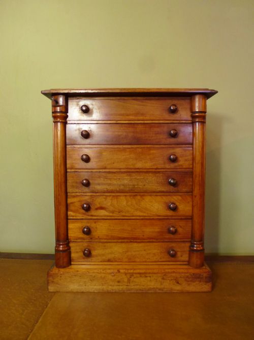 19th C Table Top Wellington Chest