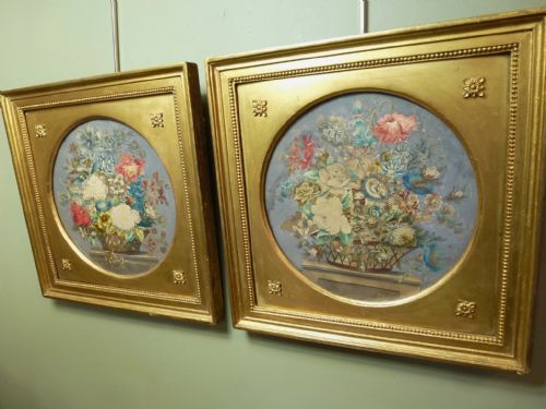 Regency Gilt Framed Watercolours