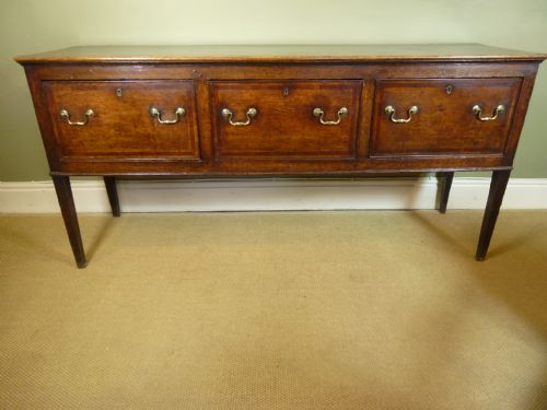 George III Oak Dresser