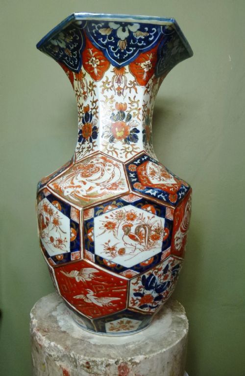 Large Antique Imari Vase