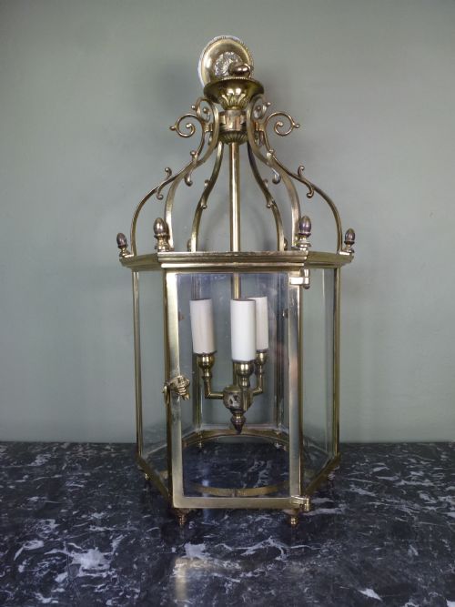 Brass Octagonal Lantern