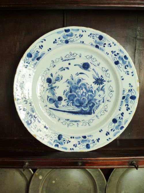 18th C Delft Charger
