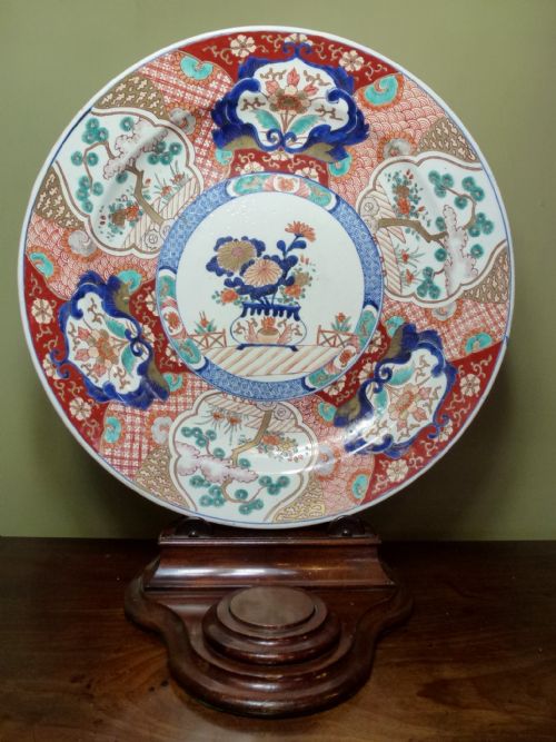 Large 19th C Imari Charger