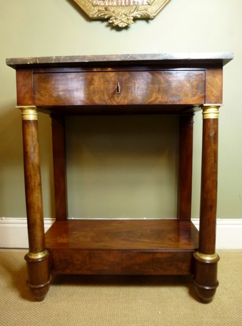 19th C Mahogany Console Table