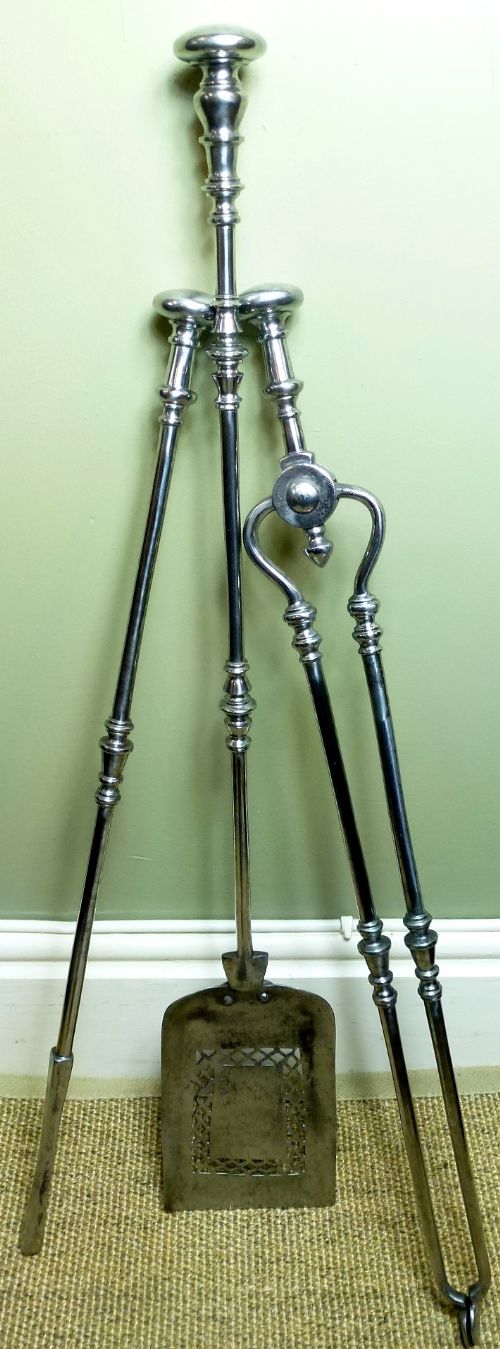 Set of George III Fire Tools