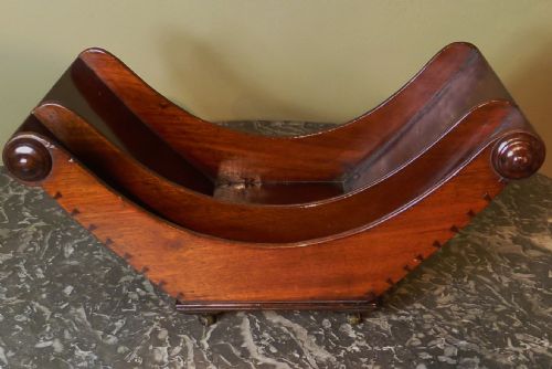 19th C Mahogany Cheese Coaster