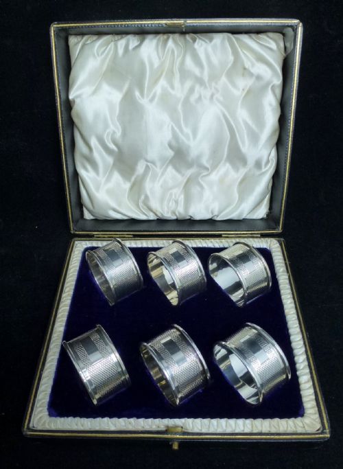 Set of Silver Napkin Rings