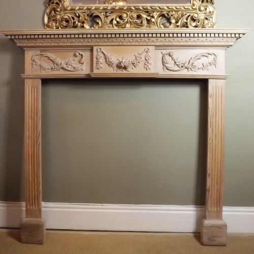 Pine Fire Surround C 1900