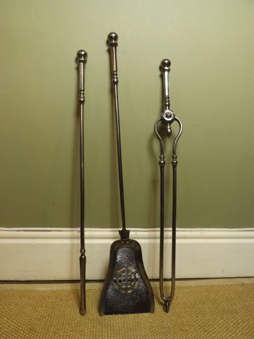 George III Steel Fire Tools