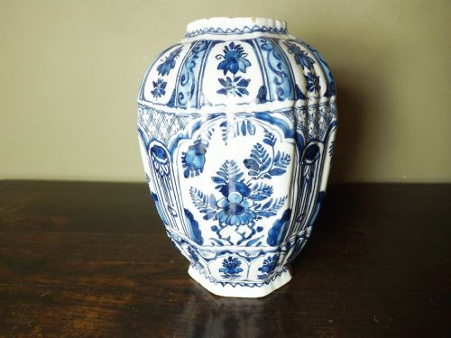 Antique 18th C Delft Vase