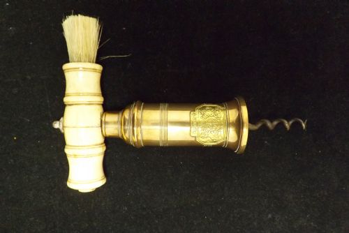 Antique Early 19th C Double Action Corkscrew