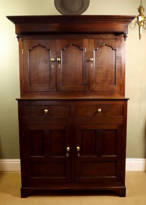 18th C Oak Housekeepers Cupboard or Didarn