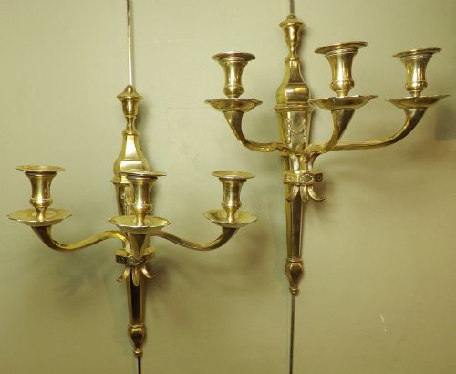 Pair of 19th C Wall Sconces