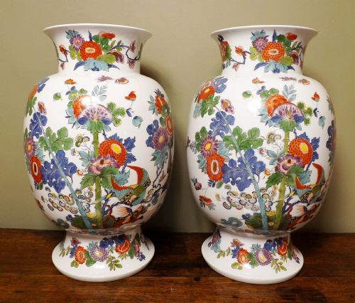 Pair of Dresden Vases
