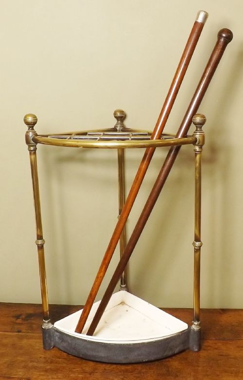 19th C Brass Stick Stand