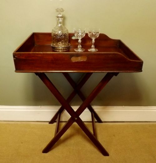 George III Butler's Tray & Stand