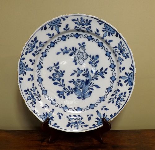 Large 18th C Delft Charger