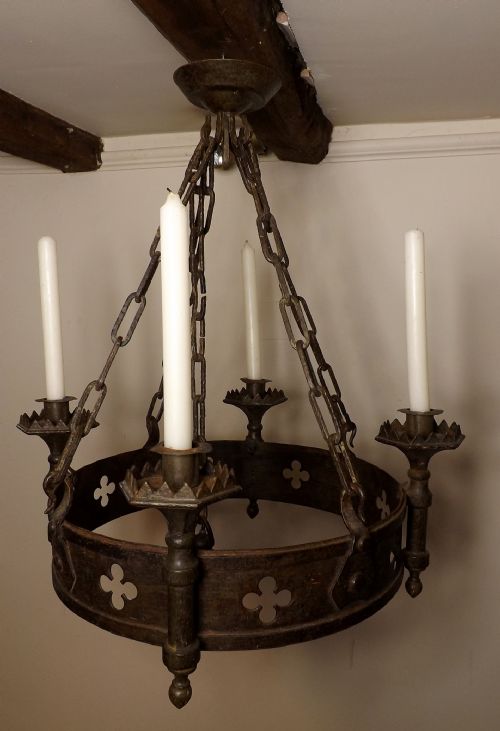 Wrought Iron Centre Light