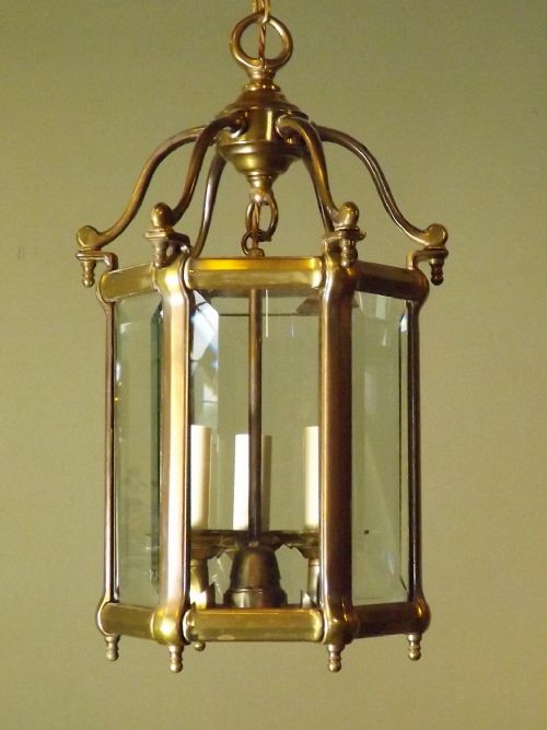 Brasss & Glass Lantern