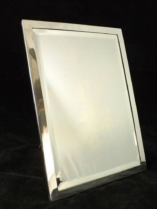 Antique Silver Mirror/ Frame