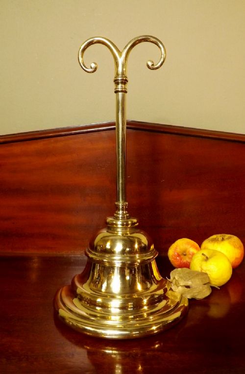 19th C Brass Door Porter